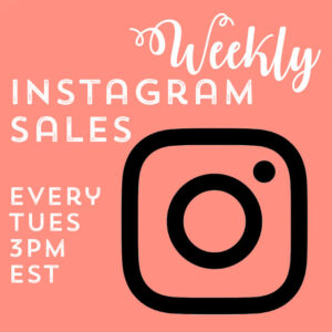 Weekly Instagram Sales